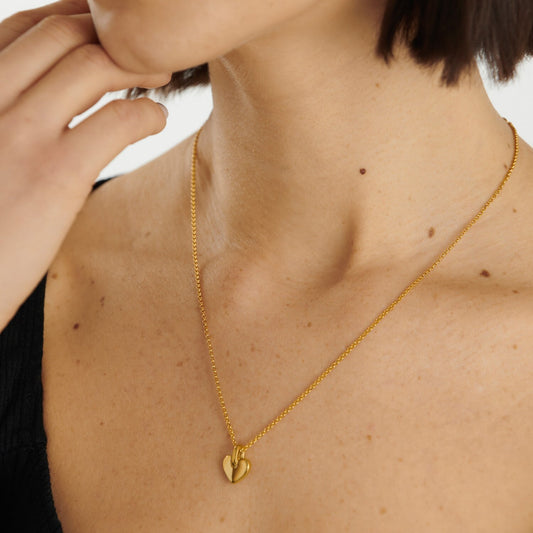 Katie Loxton Alora Gold Heart Waterproof Necklace
