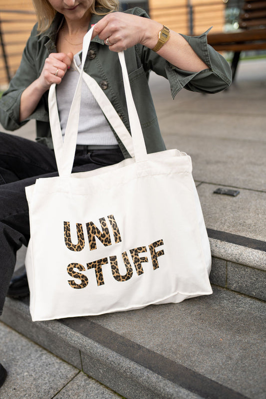 Uni Stuff Tote Bag  - Natural
