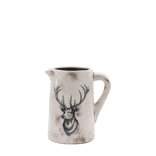 Distressed Stag Pitcher Jug