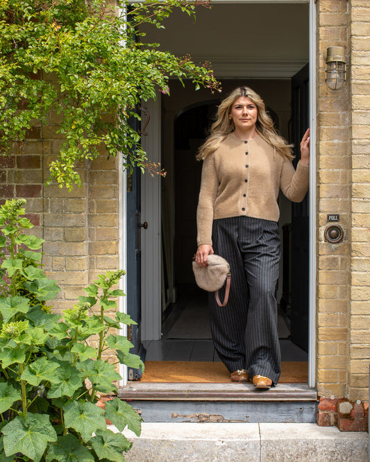 Mary Cardigan - Light Tan