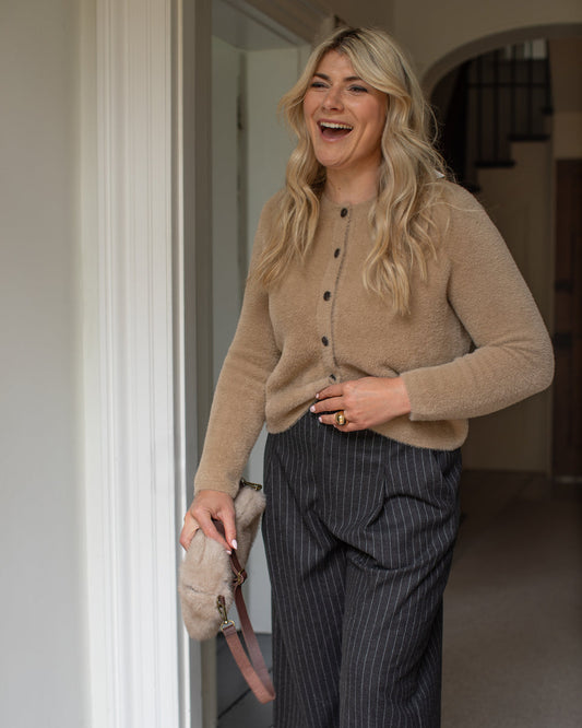 Mary Cardigan - Light Tan