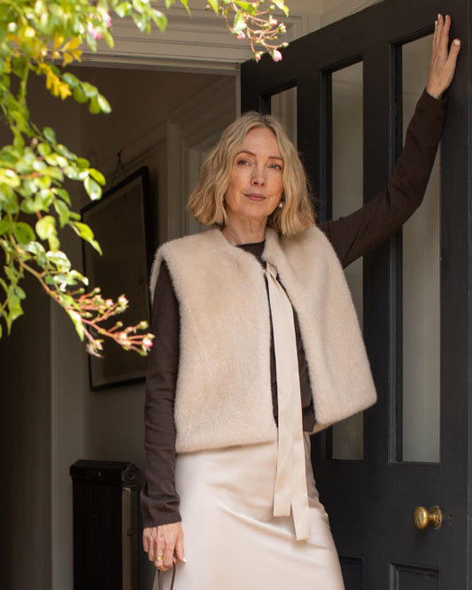 Felicity Gilet - Bone White