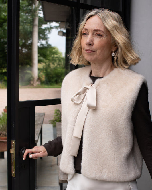 Felicity Gilet - Bone White