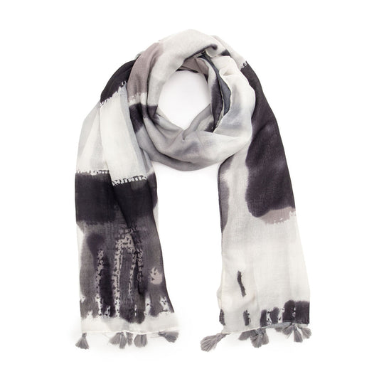 Summer Scarf - Sand Abstract