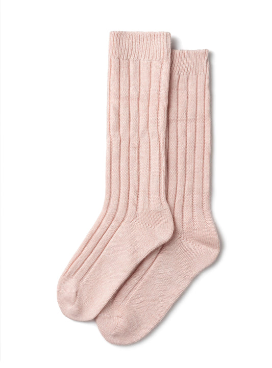 Cashmere blend Lounge Sock- Soft Pink