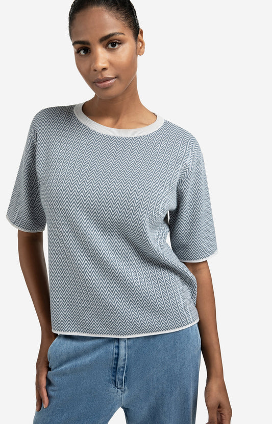 Yaya ZigZag Knitted Sweat