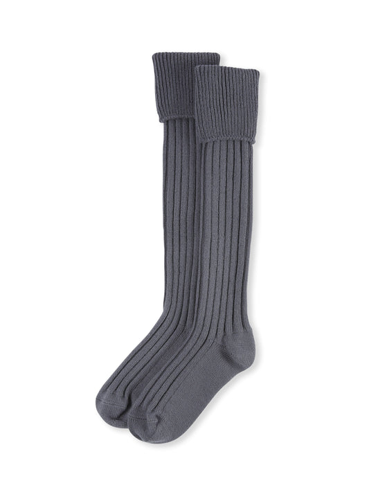 Long Boot Sock - Charcoal