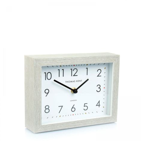 7" Smithfield Mantel Clock- silver birch