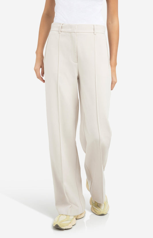 Yaya Wide Leg Stitch Detail Trousers